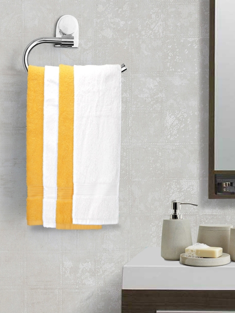 

BIANCA Set of 4 380 GSM Hand Towels, White