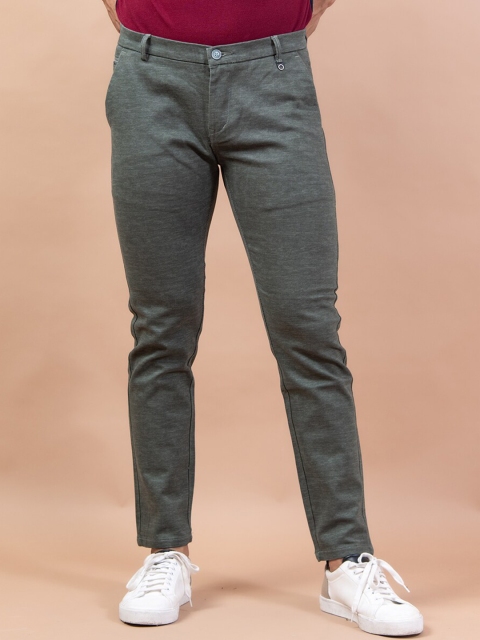 

Tistabene Men Green Relaxed Chinos Cotton Trousers