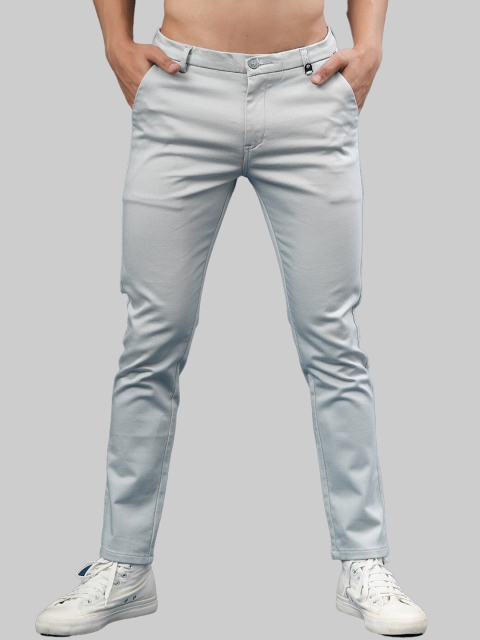 

Tistabene Men Blue Cotton Relaxed Trousers