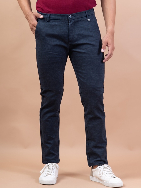 

Tistabene Men Blue Cotton Relaxed Trouser