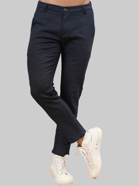 

Tistabene Men Navy Blue Cotton Relaxed Trouser