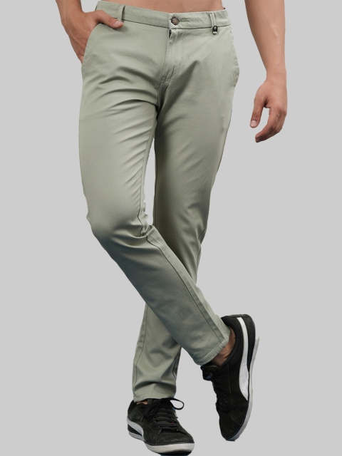 

Tistabene Men Green Relaxed Cotton Chinos Trouser