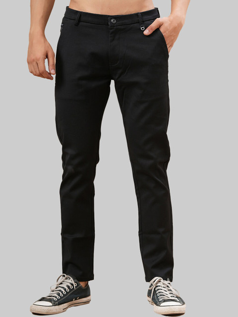 

Tistabene Men Black Relaxed Cotton Trouser