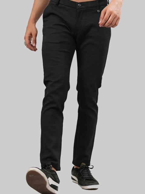 

Tistabene Men Black Relaxed Cotton Trouser