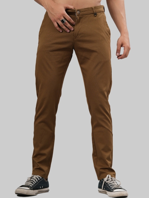 

Tistabene Men Brown Relaxed Cotton Trouser