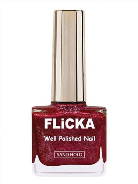 

FLiCKA Well Polished Nail Polish-106 Red Secret-9.5Ml