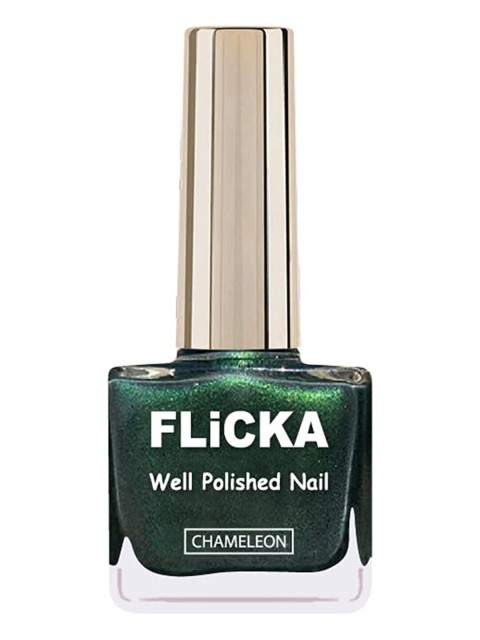 

FLiCKA Women Green Water Front Well Polished Nail Polish- 9.5ML