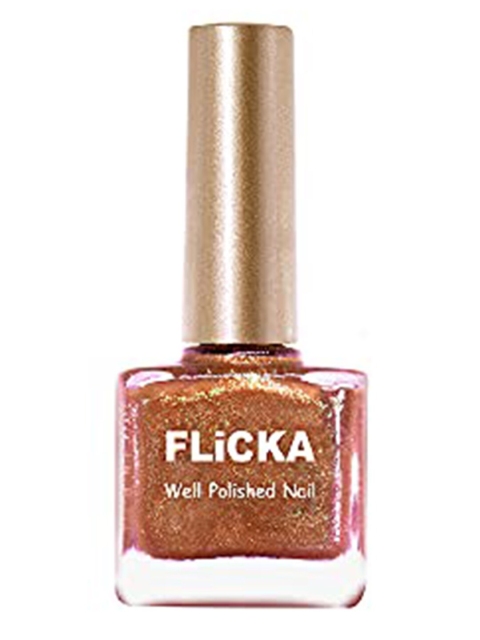 

FLiCKA Women Gold Glitz Of Gold Well Polished Nail Polish- 9.5ML