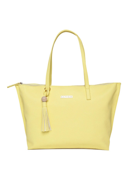 

Caprese Yellow Solid Shoulder Bag