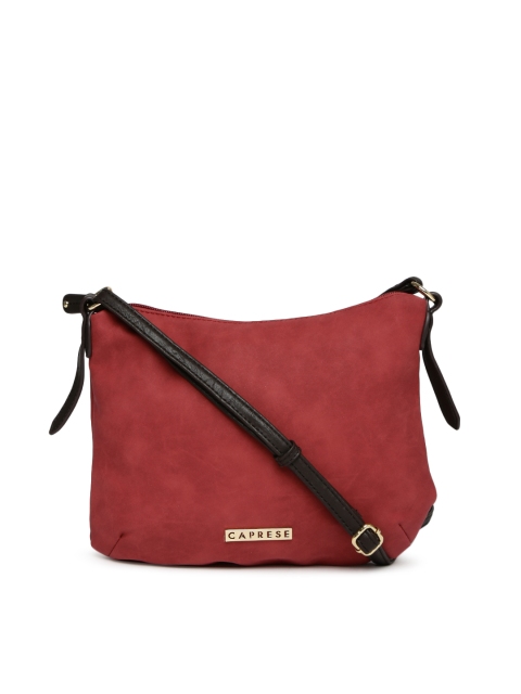 

Caprese Red Solid Sling Bag
