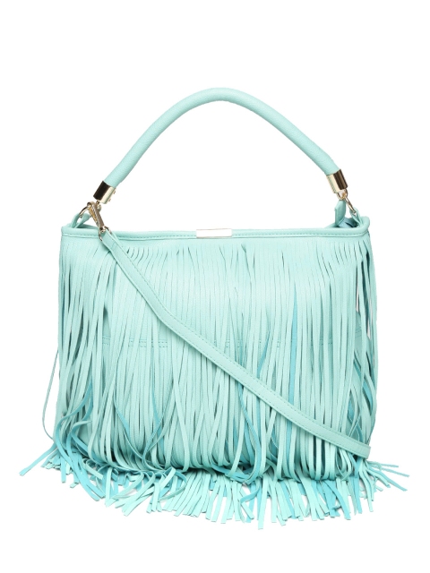 

Caprese Blue Fringed Handbag