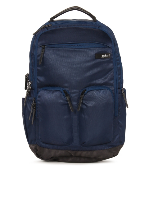 

Safari Unisex Blue Solid Quest Laptop Backpack