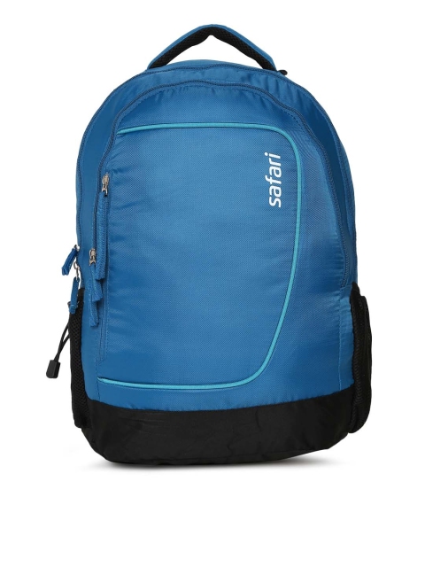 

Safari Unisex Blue & Black Solid Backpack WISH19CBBLU