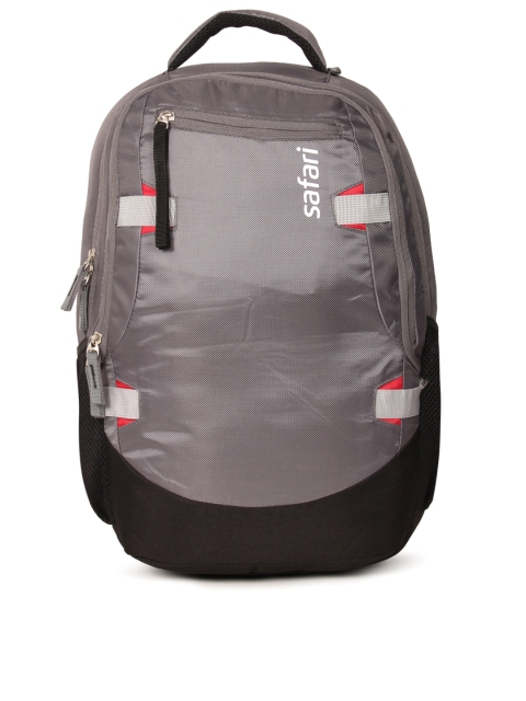 

Safari Unisex Grey Solid Brisk 19 Backpack