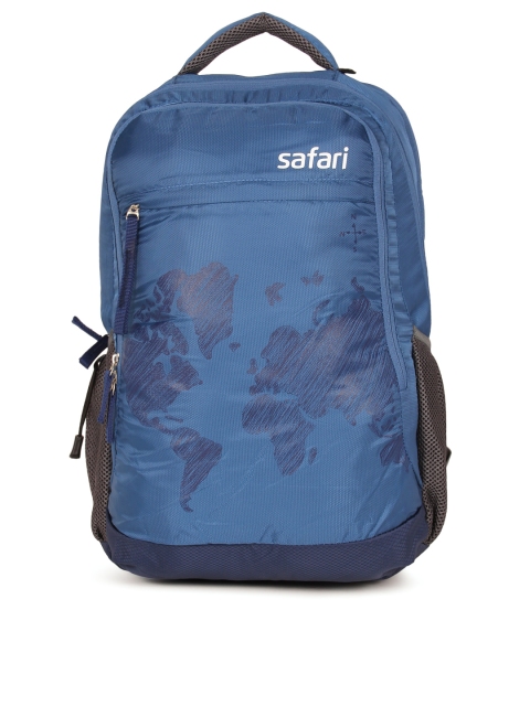

Safari Unisex Navy Blue Graphic Backpack