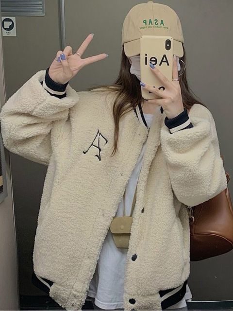 

BoStreet Women Beige Bomber Jacket