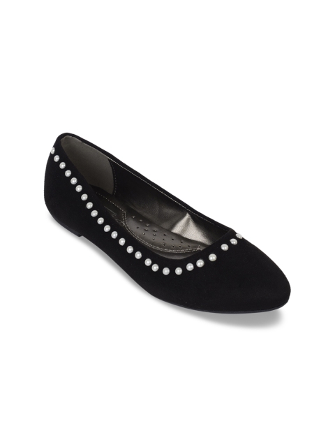 

Truffle Collection Women Black Solid Ballerinas
