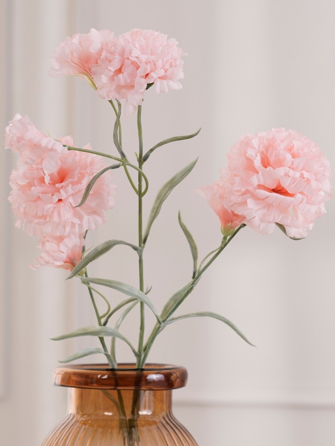 

Pure Home and Living Set Of 2 Pink Carnation Stem Artificial Flowers