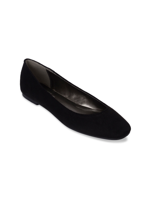 

Truffle Collection Women Black Solid Synthetic Ballerinas