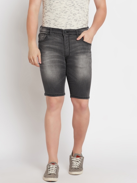 

Pepe Jeans Men Grey Washed Denim Shorts