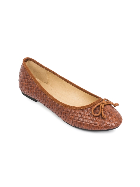 

Truffle Collection Women Tan Brown Ballerinas