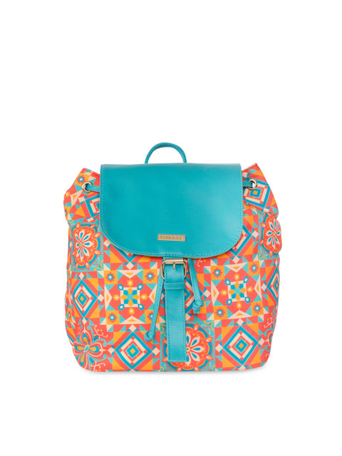 

Chumbak Women Orange Printed Backpack