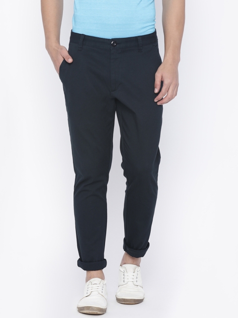 

Indigo Nation Men Black Ultra Slim Fit Solid Chinos