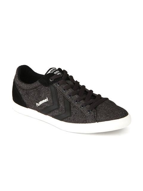 

hummel Unisex Black Deuce Court Denim Lo Sneakers