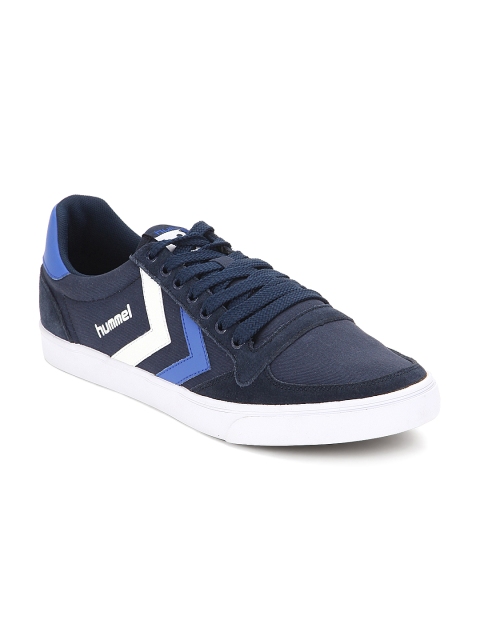 

hummel Unisex Navy Blue Slimmer Stadil Duo Lo Sneakers