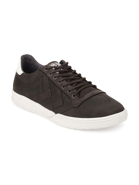 

hummel Unisex Dark Brown Leather Stadil Winter Low Sneakers