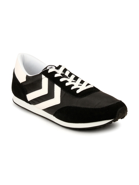 

hummel Unisex Black Suede Seventyone Sport Sneakers