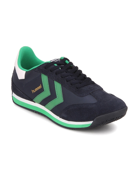 

hummel Unisex Navy Blue Stadion Lo Sneakers