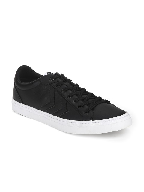

hummel Unisex Black Deuce Court Sneakers