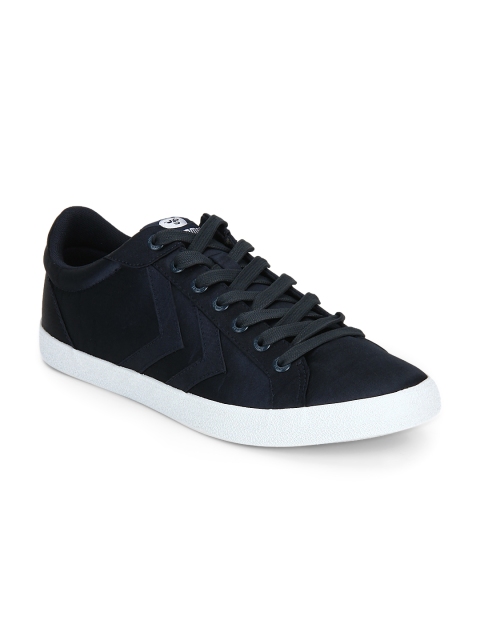 

hummel Women Navy Blue Deuce Court Sneakers
