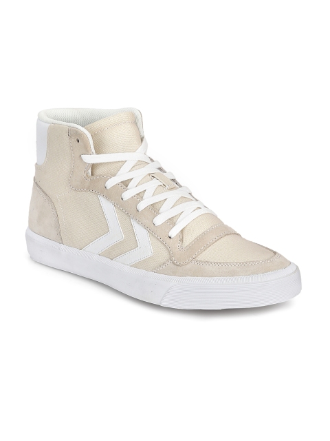 

hummel Unisex Beige Stadil Rmx High-Top Sneakers