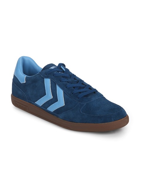 

hummel Unisex Blue Victory Suede Sneakers