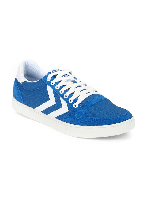 

hummel Unisex Blue Slimmer Stadil Waxed Sneakers