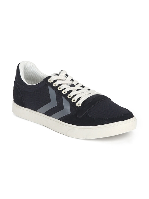 

hummel Women Navy Blue Sl. Stadil Herringbone Woven Sneakers