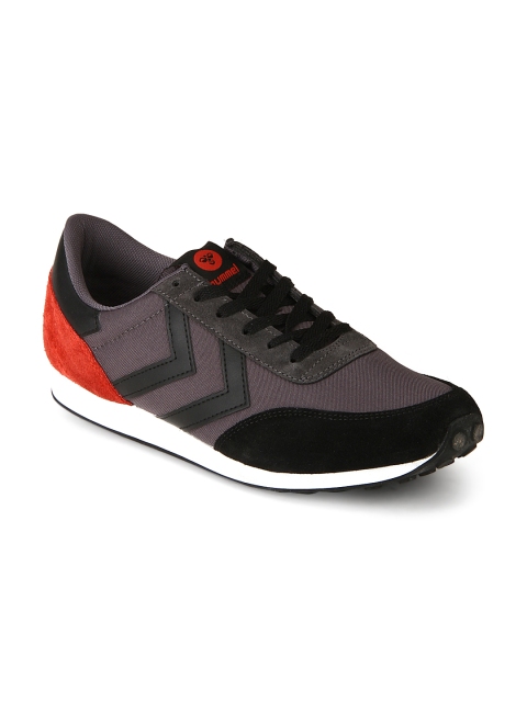 

hummel Unisex Grey Seventyone Tr Colourblocked Sneakers