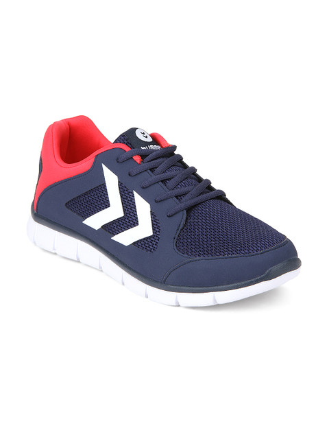 

hummel Unisex Navy Blue & Red Effectus Fit Sports Shoes