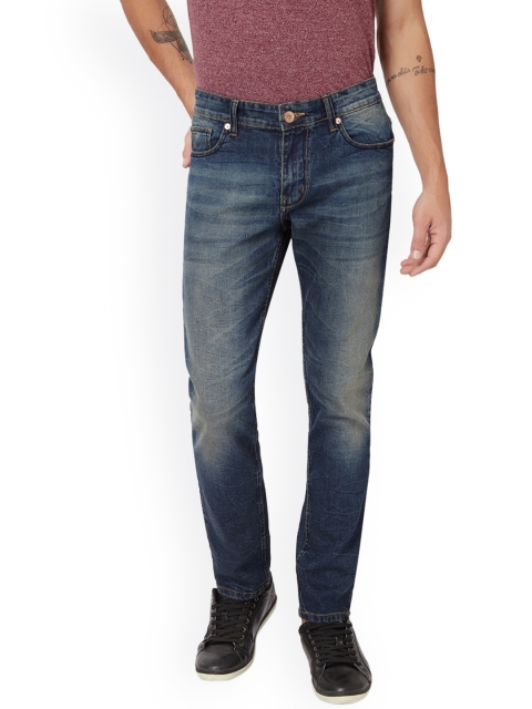 

Breakbounce Men Blue Slim Fit Mid-Rise Clean Look Stretchable Jeans