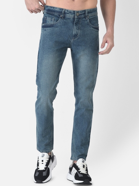 

COBB Men Blue Slim Fit Mildly Distressed Light Fade Jeans
