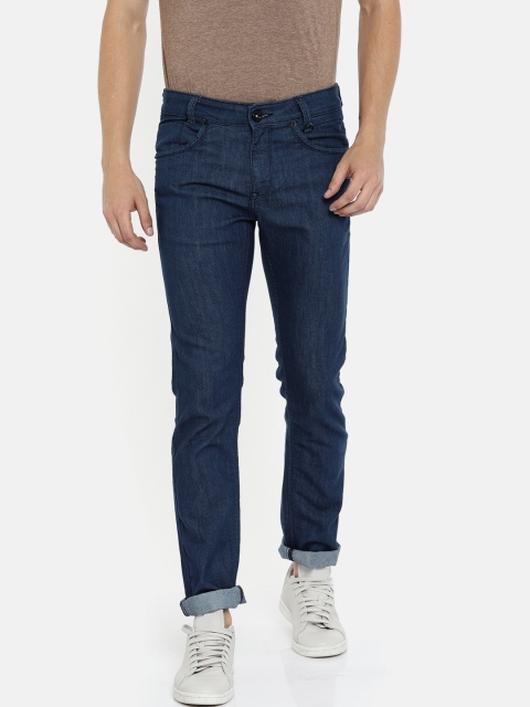 

Mufti Men Blue Super Slim Fit Mid-Rise Clean Look Stretchable Jeans