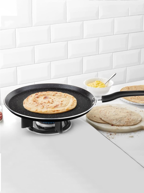 

BOROSIL Granito Non-Stick Aluminium Flat Induction Base Tawa, Black