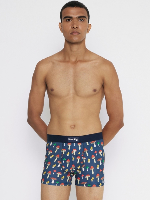

Smugglerz Men Navy Blue Printed Trunk Magic-Shrooms-Navy-Men's Smundies