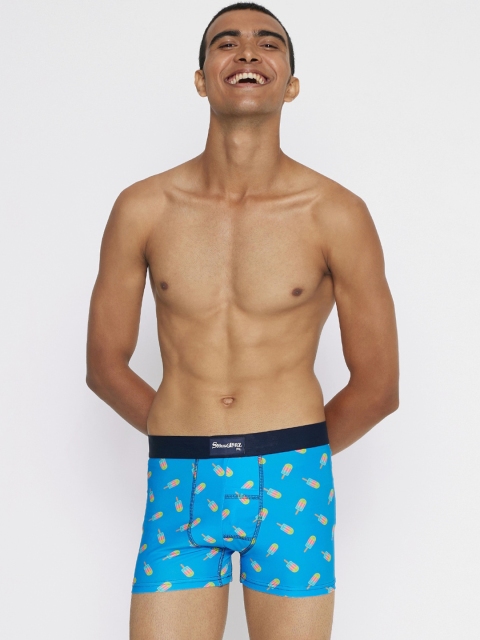 

Smugglerz Men Blue Printed Trunk Popsicle-Blue-Men's Smundies