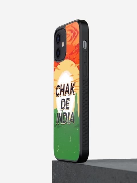 

Macmerise Orange & Green Printed iPhone 12 Mini Phone Back Case