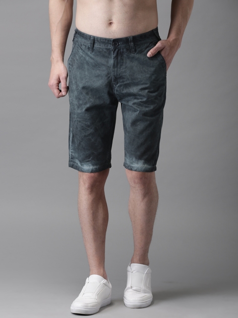 

Moda Rapido Men Grey Washed Slim Fit Chino Shorts