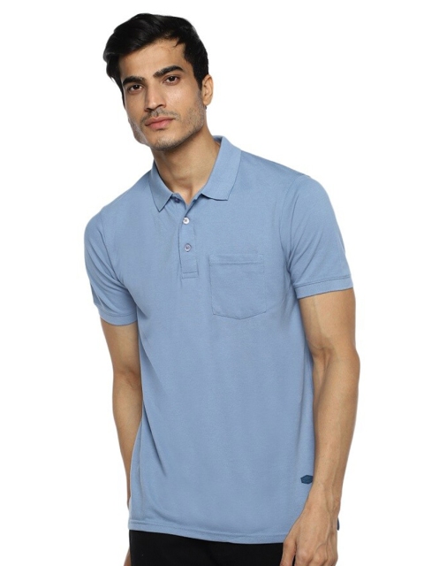 

Red Chief Men Blue Polo Collar T-shirt