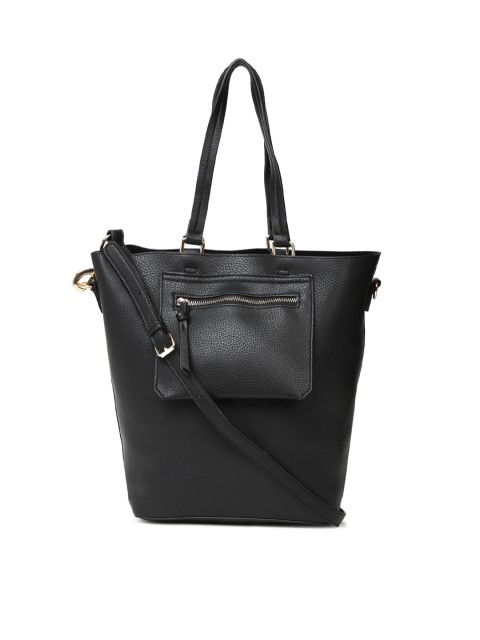 

Accessorize Black Solid Tote Bag
